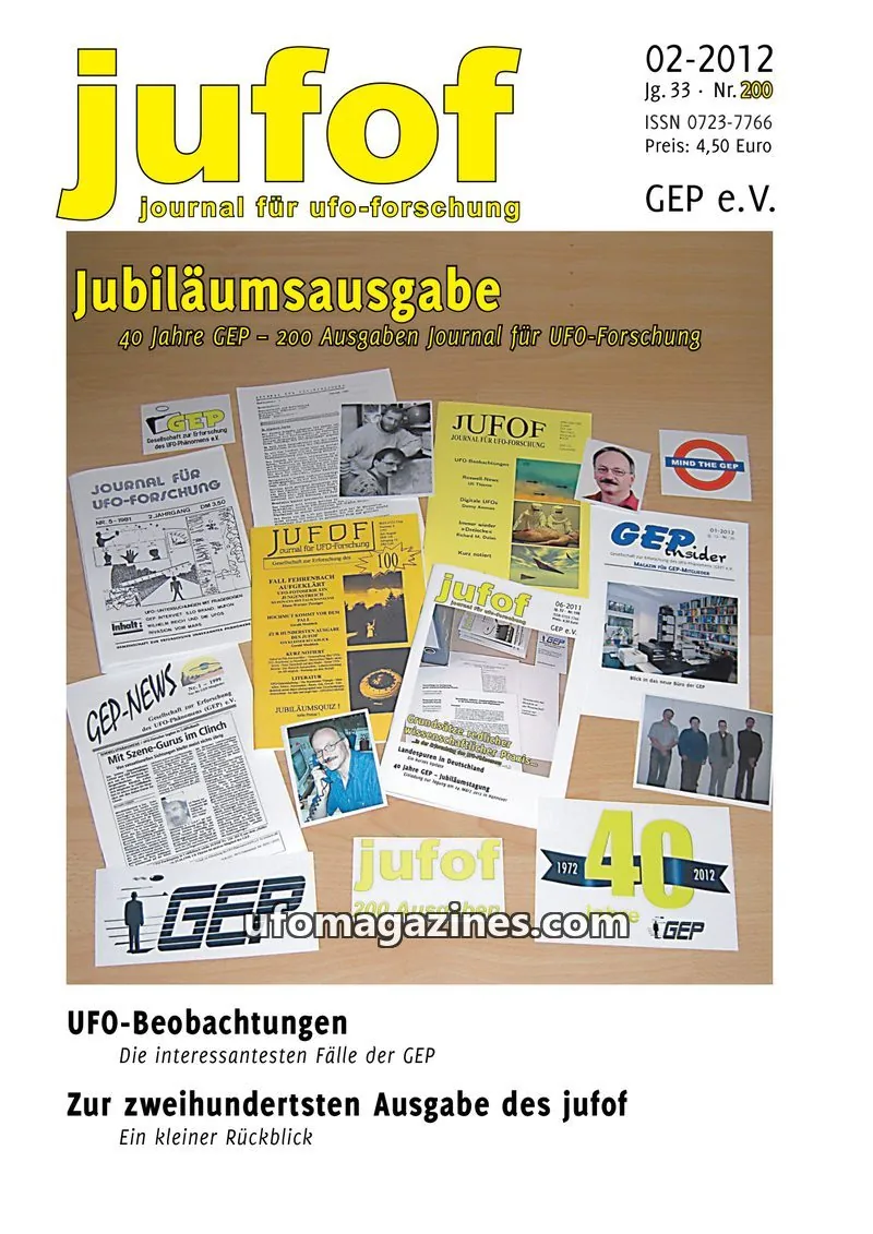 Cover of JUFOF (GEP) issue 02-2012: jufof