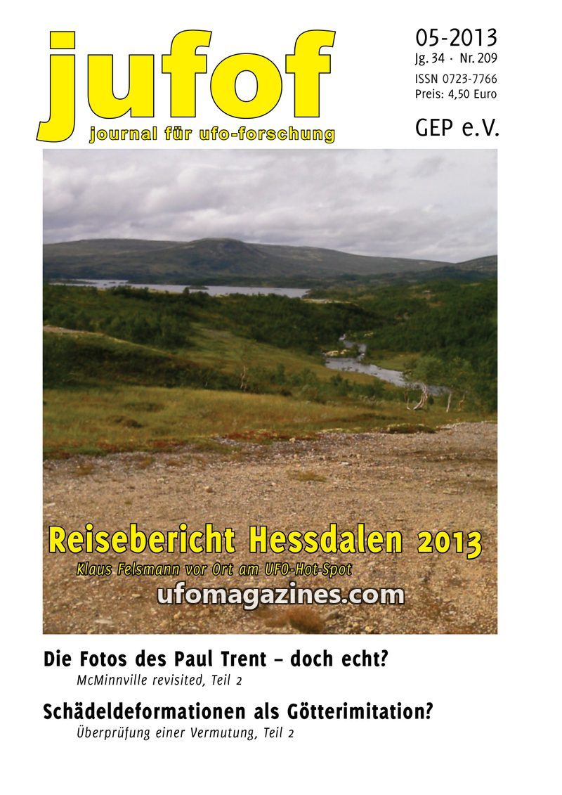 Cover of JUFOF - Issue 209 - 2013 05