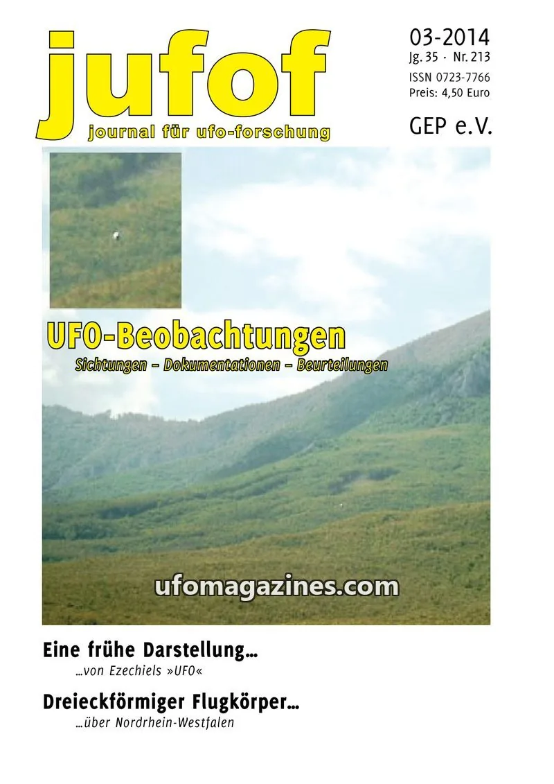 Cover of JUFOF (GEP) issue Nr. 213: jufof
