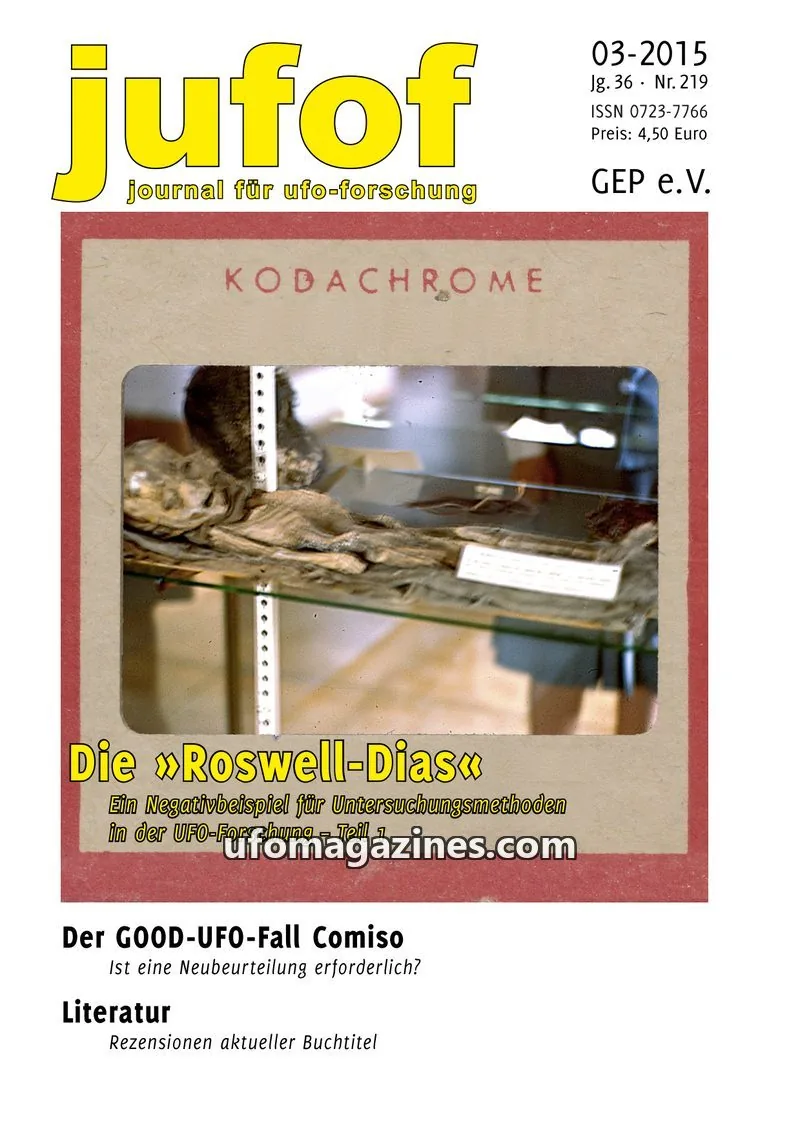 Cover of JUFOF (GEP) issue Nr. 219: jufof