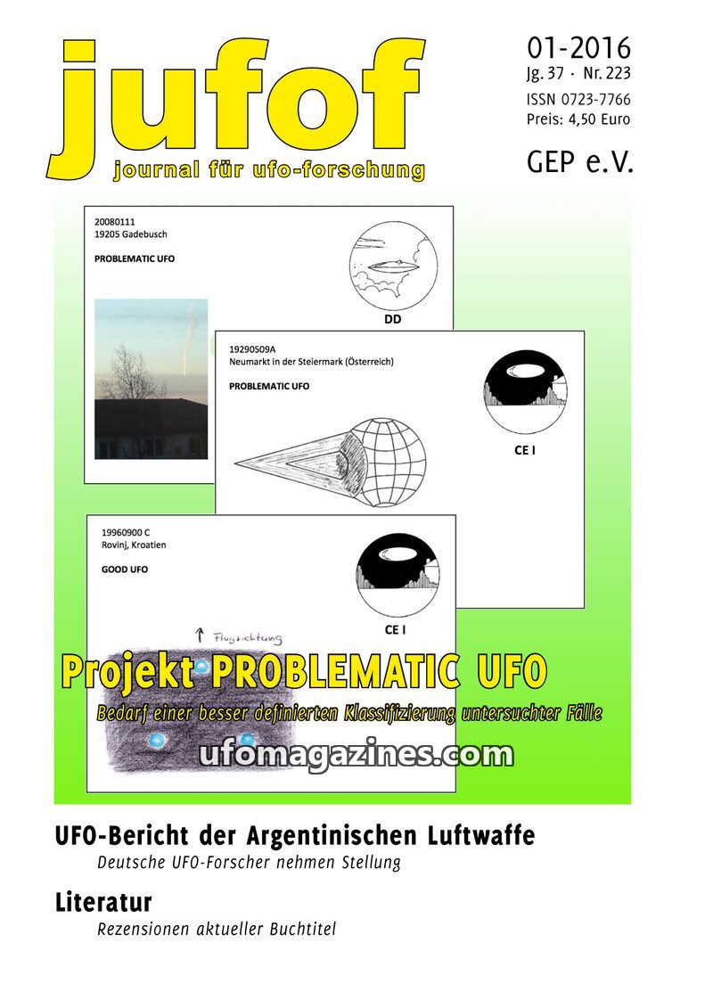 Cover of JUFOF - Issue 223 - 2016 01