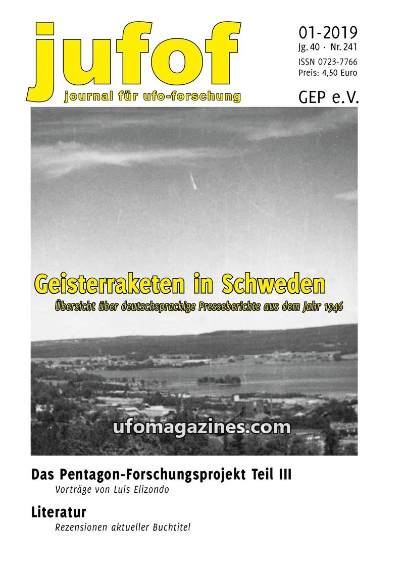 Cover of JUFOF (GEP) issue 01-2019: jufof