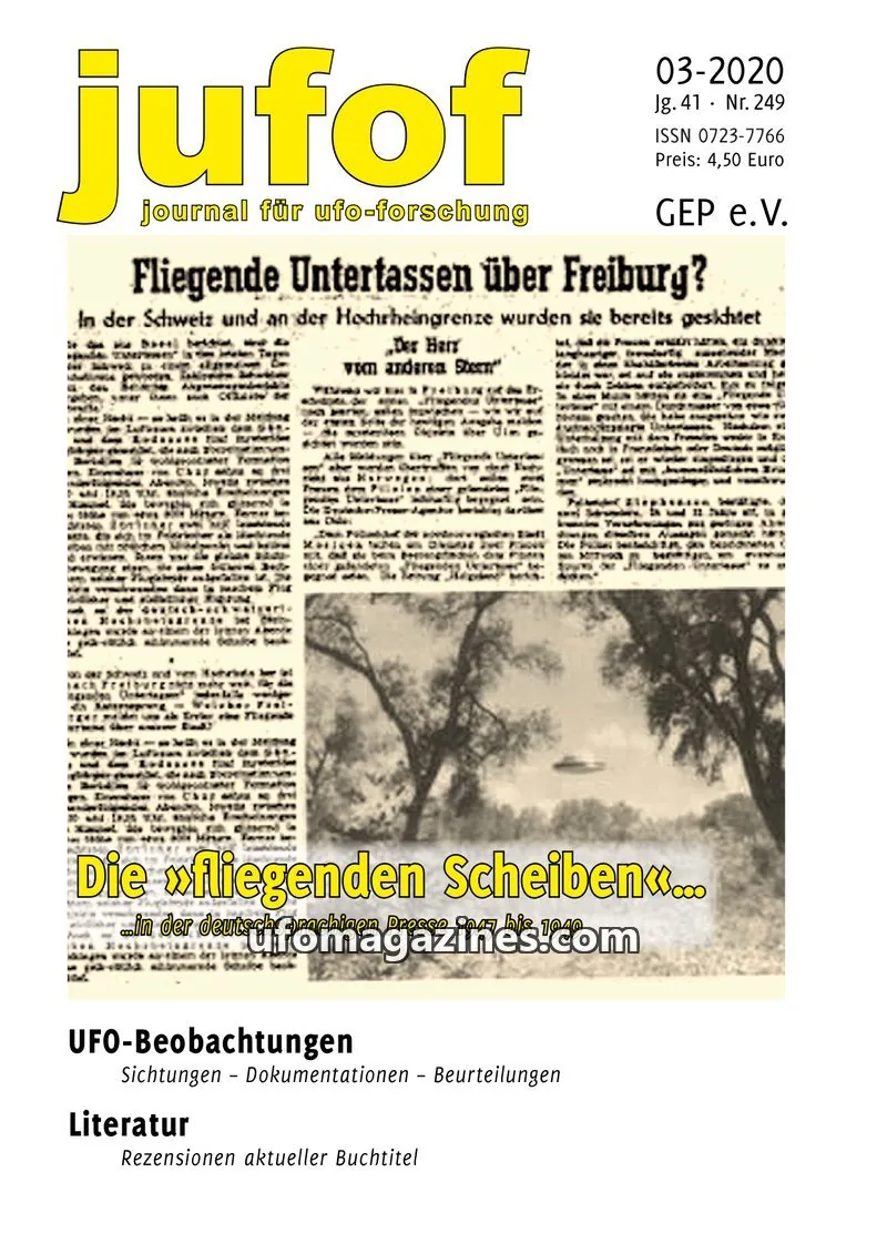 Cover of JUFOF (GEP) issue Nr. 249: jufof