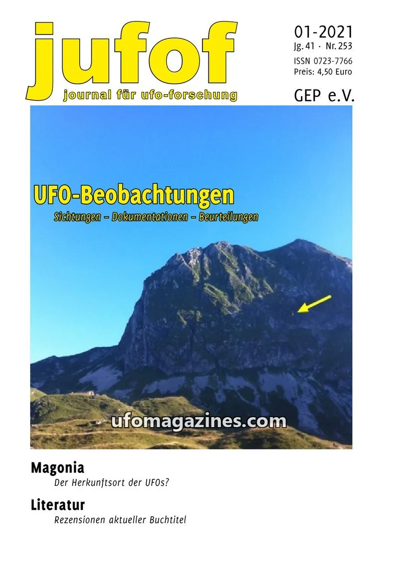 Cover of JUFOF (GEP) issue 01-2021: Jufof