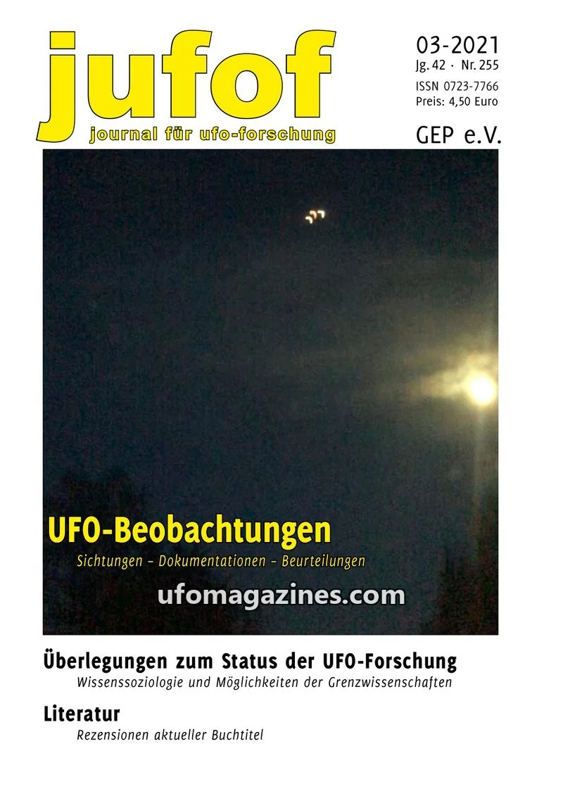Cover of JUFOF (GEP) issue 03-2021 Nr. 255: jufof