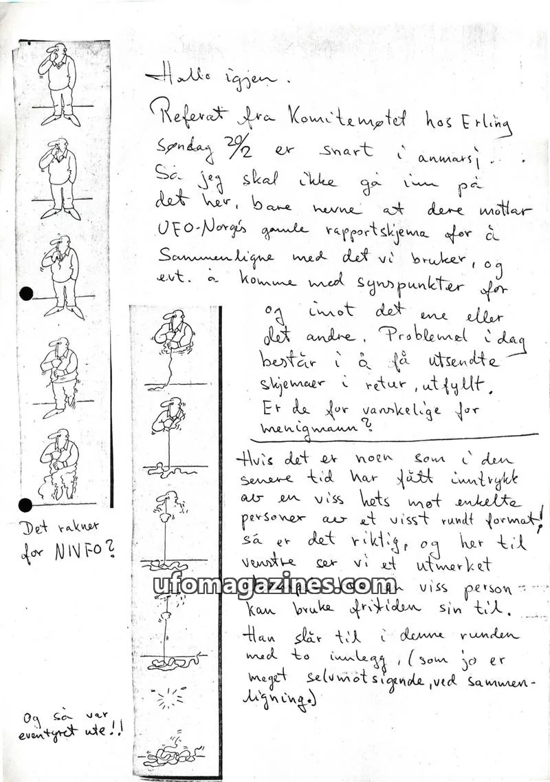 Cover of Klipprunden (Odd-Gunnar Roed) issue Unknown: UFO-Norge
