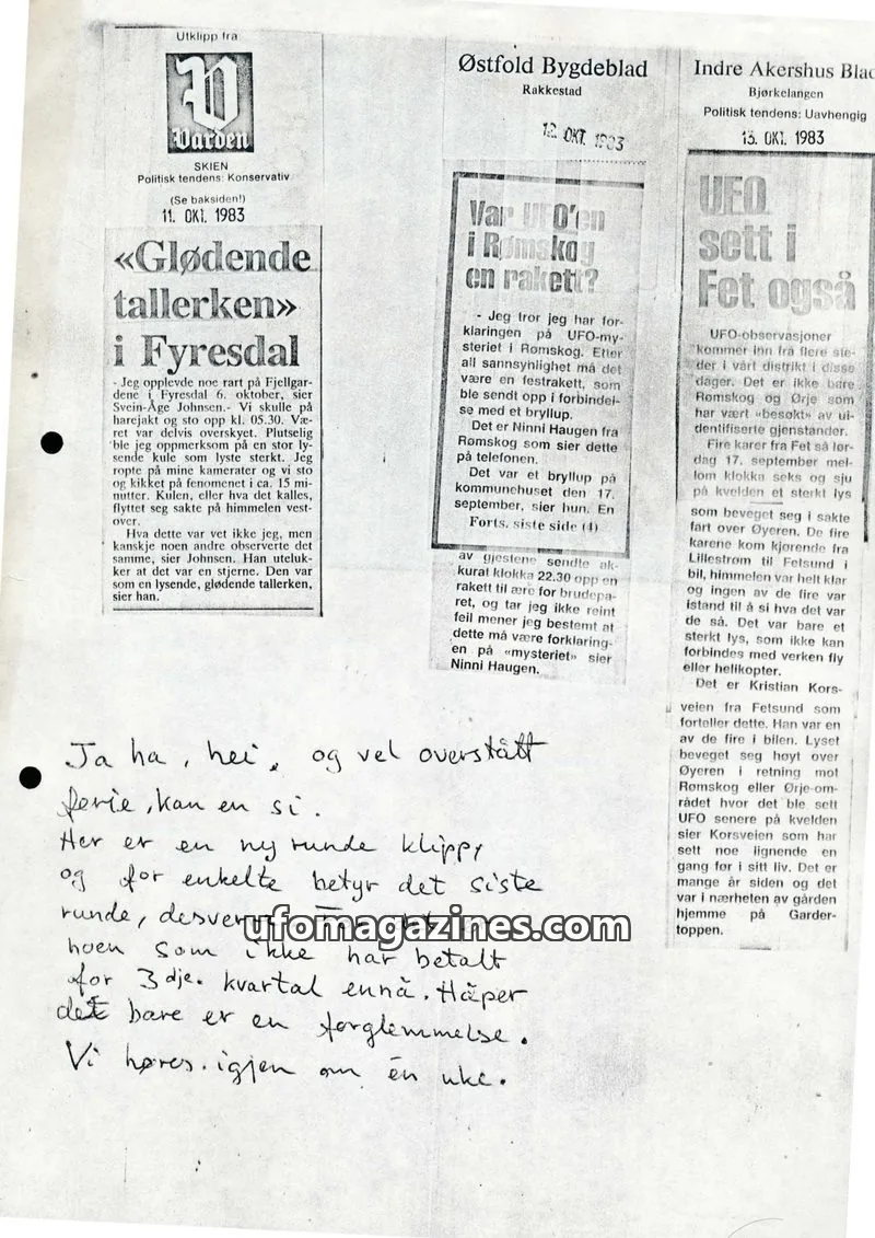 Cover of Klipprunden (Odd-Gunnar Roed) issue 11. OKT. 1983: Varden