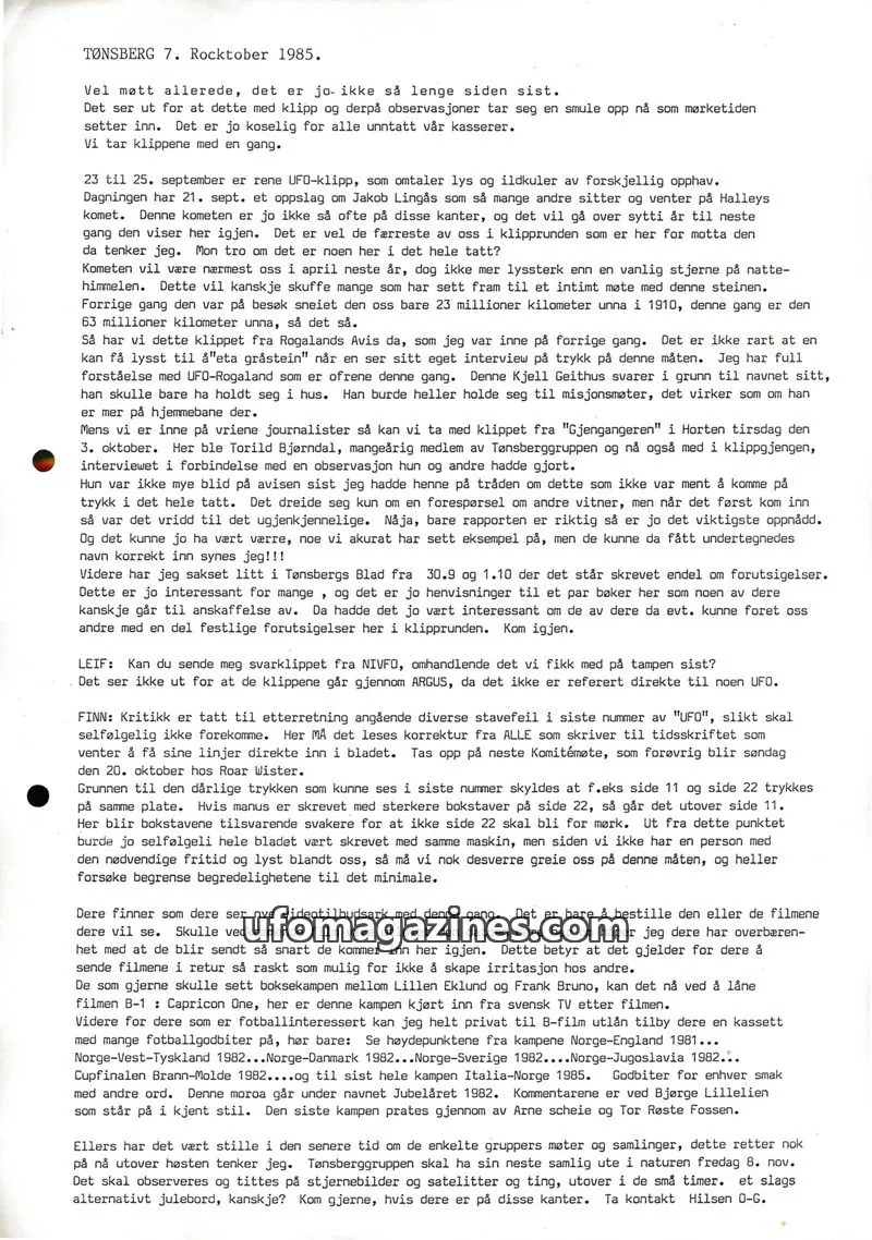 Cover of Klipprunden (Odd-Gunnar Roed) issue 7: TØNSBERG