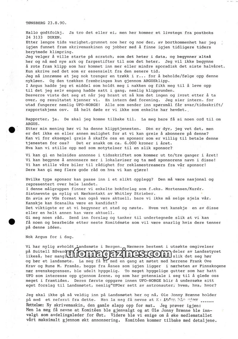 Cover of Klipprunden (Odd-Gunnar Roed) issue Nr. 135: Lofotposten