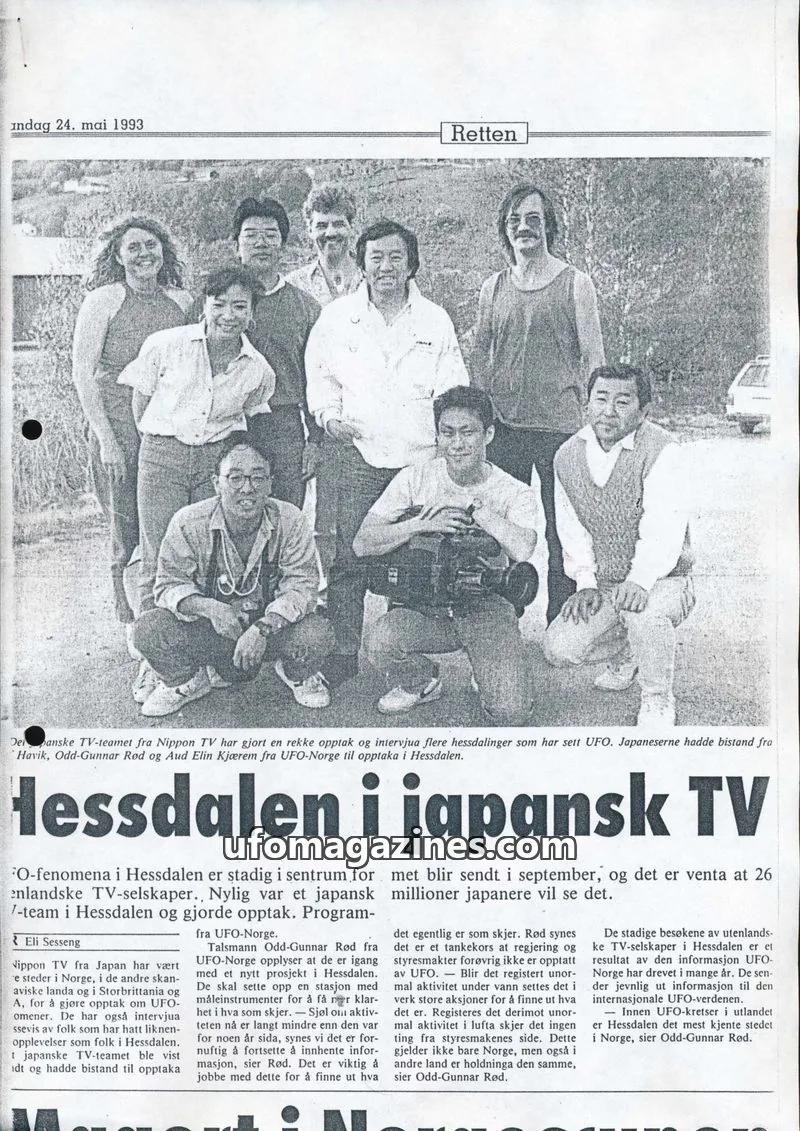 Cover of Klipprunden (Odd-Gunnar Roed) issue 5: Ufómagazin