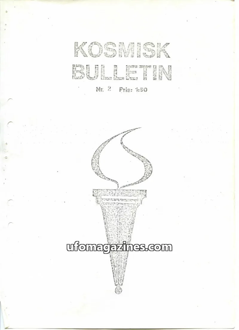 Cover of Kosmisk Bulletin issue 2: KOSMISK BULLETIN