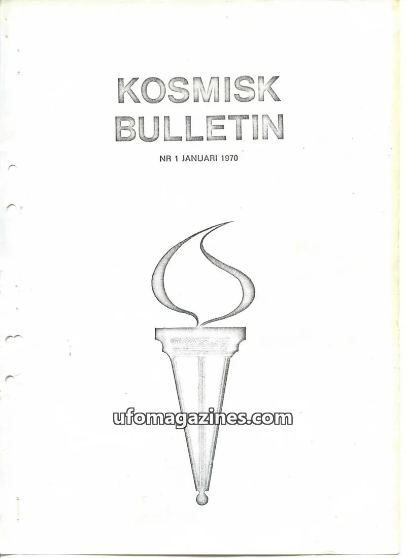 Cover of Kosmisk Bulletin issue 1: KOSMISK BULLETIN