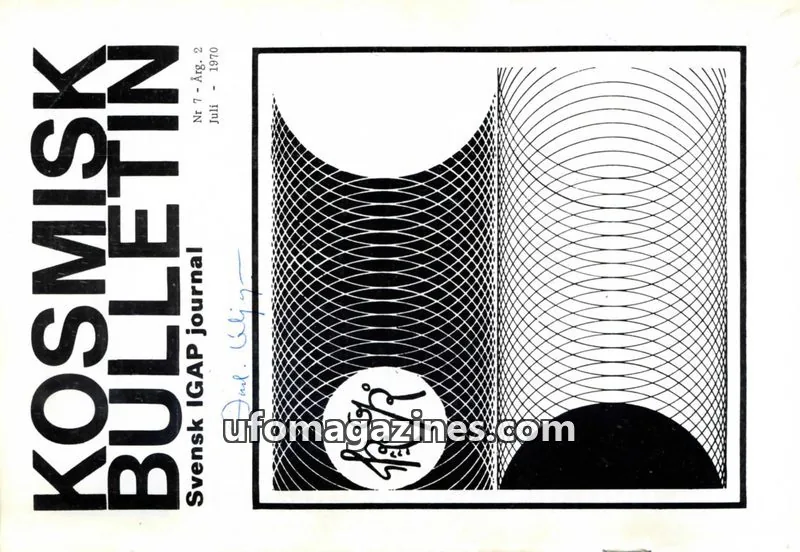 Cover of Kosmisk Bulletin issue 7: KOSMISK BULLETIN