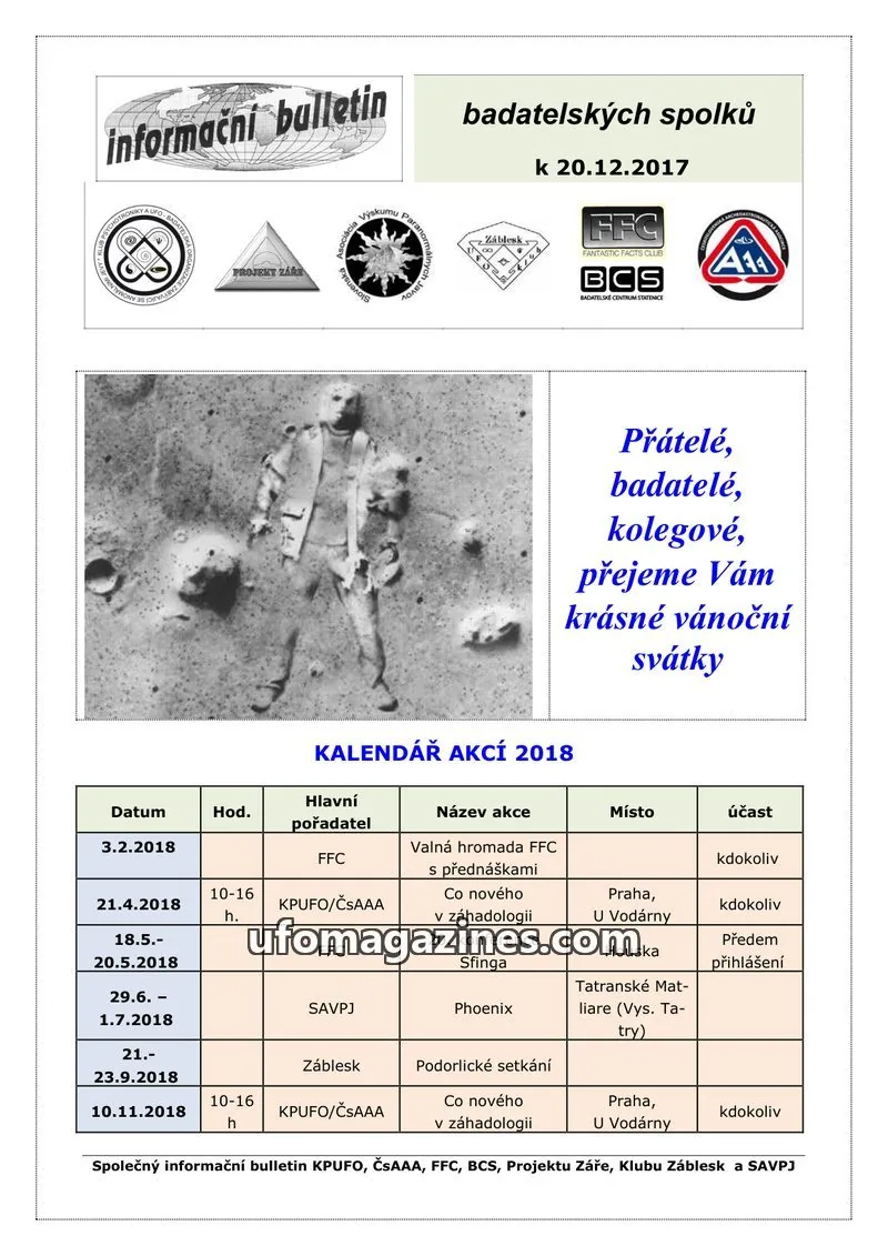 Cover of KPUFO Informacni sdeleni issue 2017: informační bulletin