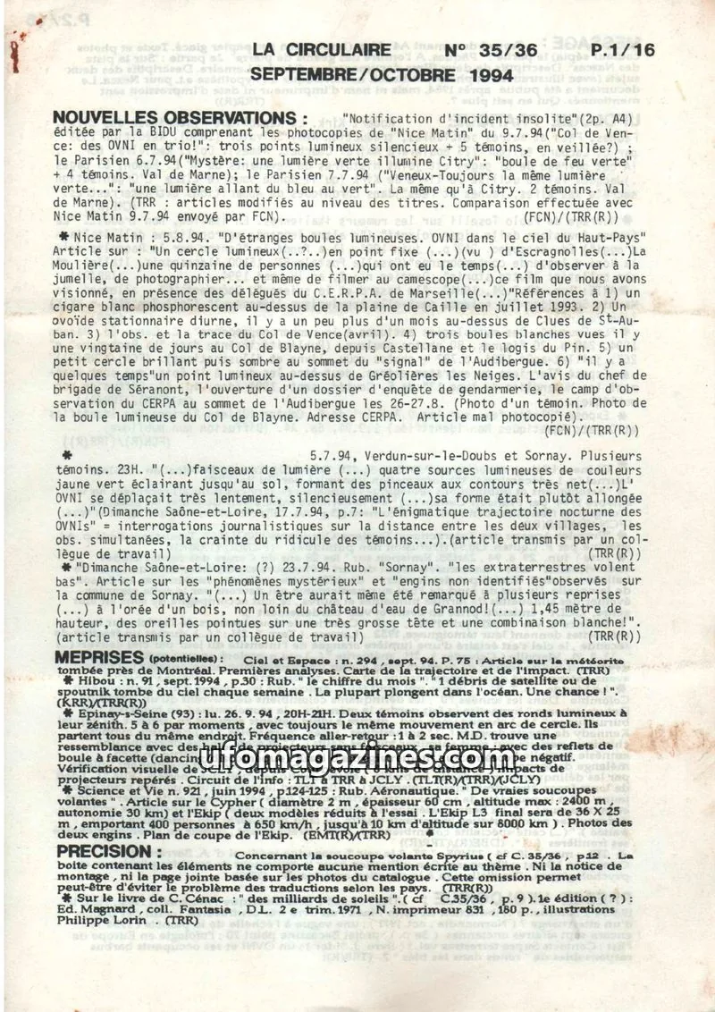 Cover of La Circulaire (CNEGU) issue 35/36: LA CIRCULAIRE