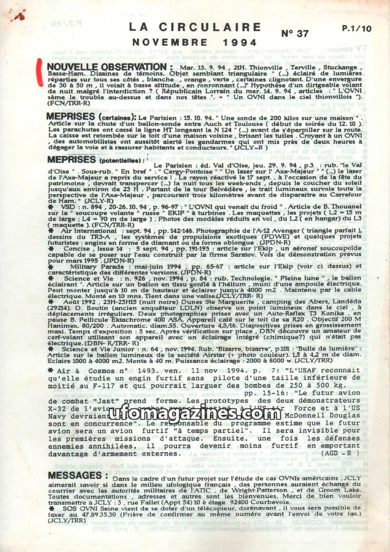 Cover of La Circulaire (CNEGU) issue 37: LA CIRCULAIRE