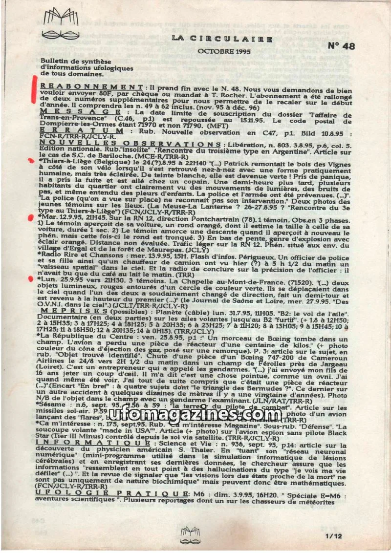 Cover of La Circulaire (CNEGU) issue N° 48: LA CIRCULAIRE