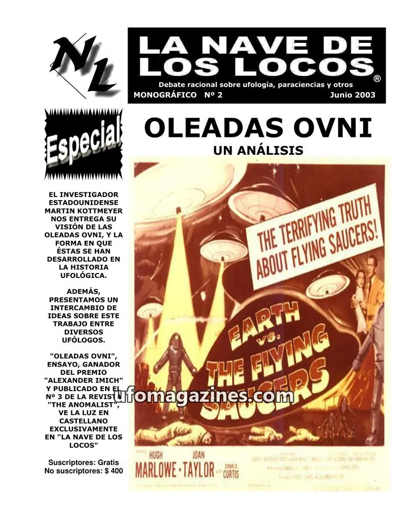 Cover of La Nave de los Locos issue MONOGRÁFICO N° 2: LA NAVE DE LOS LOCOS