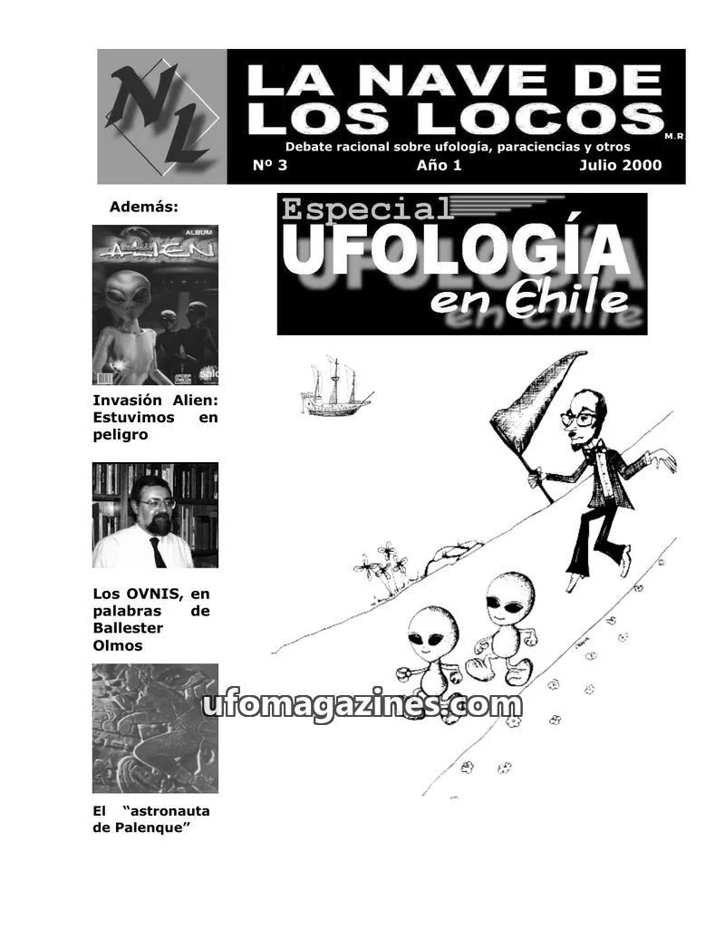 Cover of La Nave de los Locos issue N° 3: LA NAVE DE LOS LOCOS