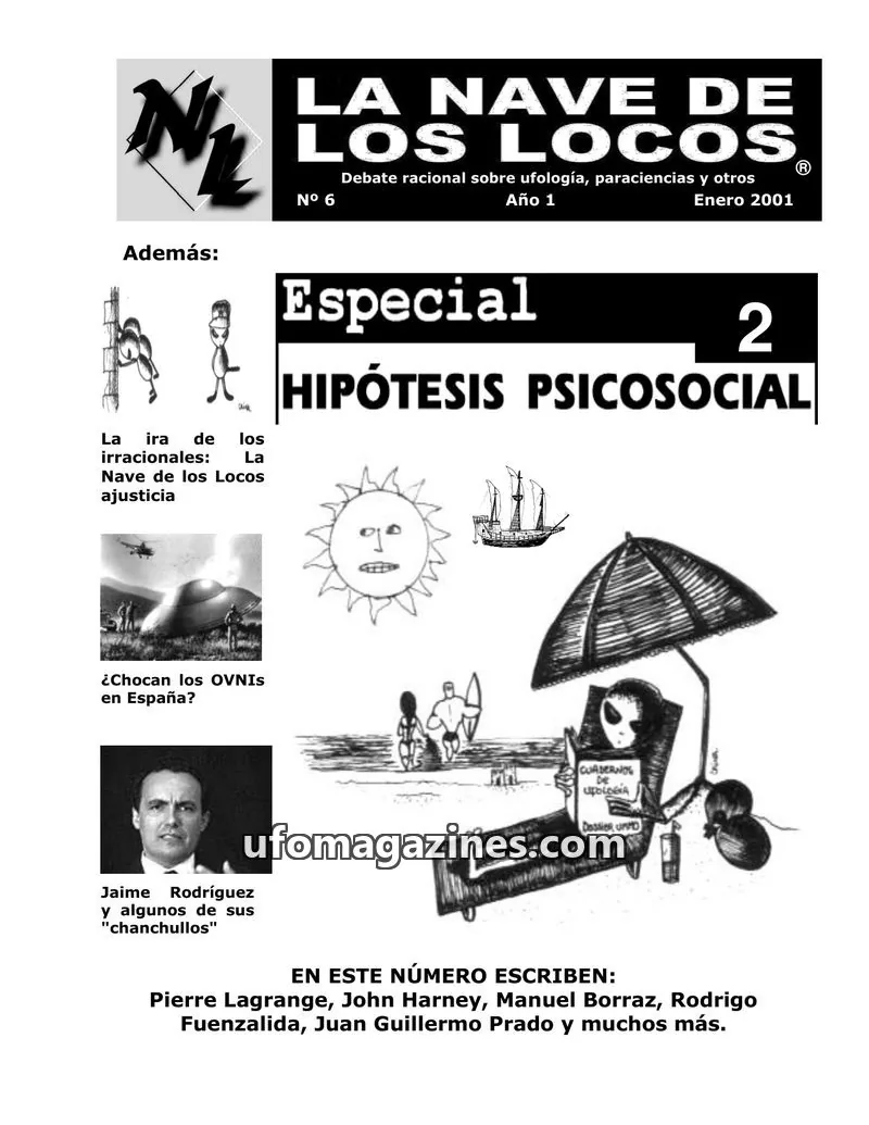 Cover of La Nave de los Locos issue 6: LA NAVE DE LOS LOCOS