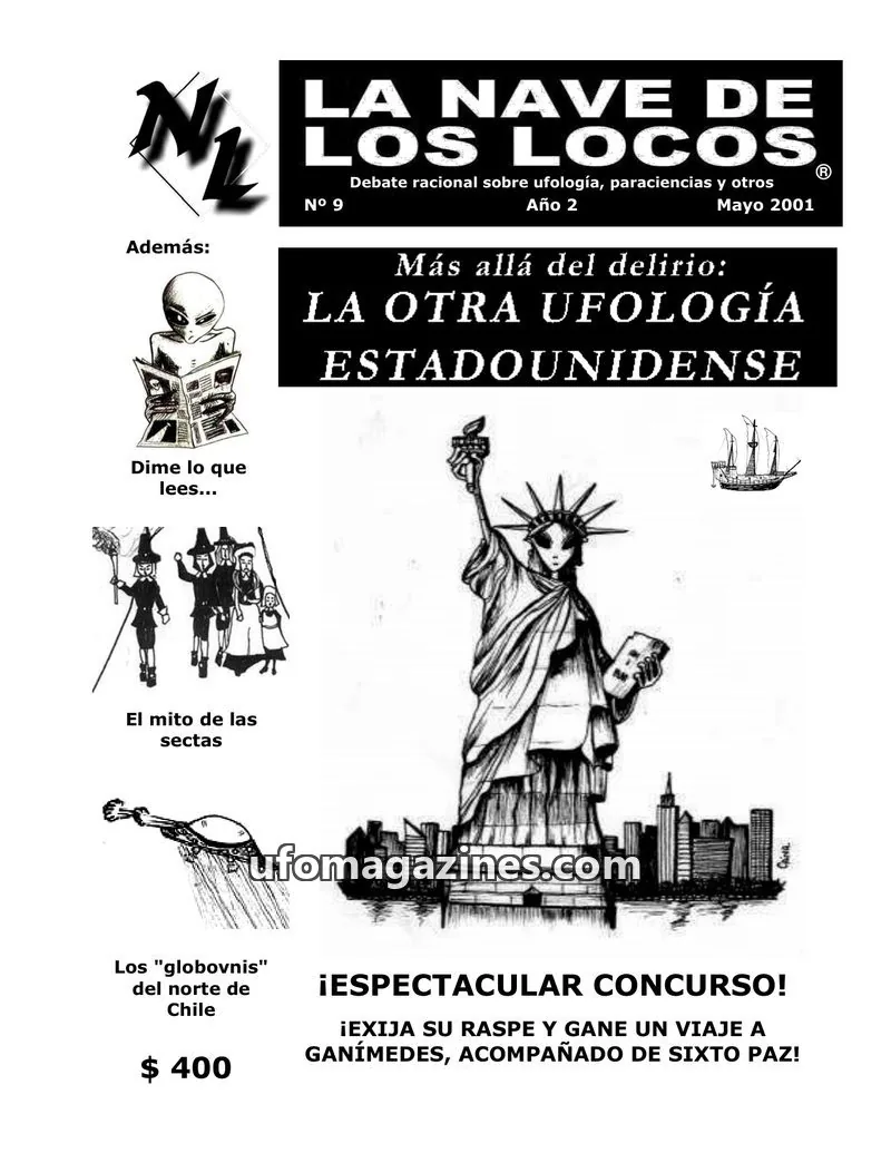 Cover of La Nave de los Locos issue 9: LA NAVE DE LOS LOCOS
