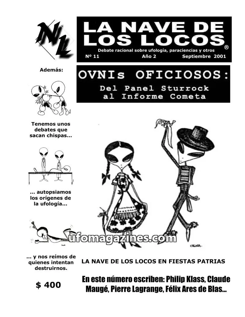 Cover of La Nave de los Locos issue 11: LA NAVE DE LOS LOCOS