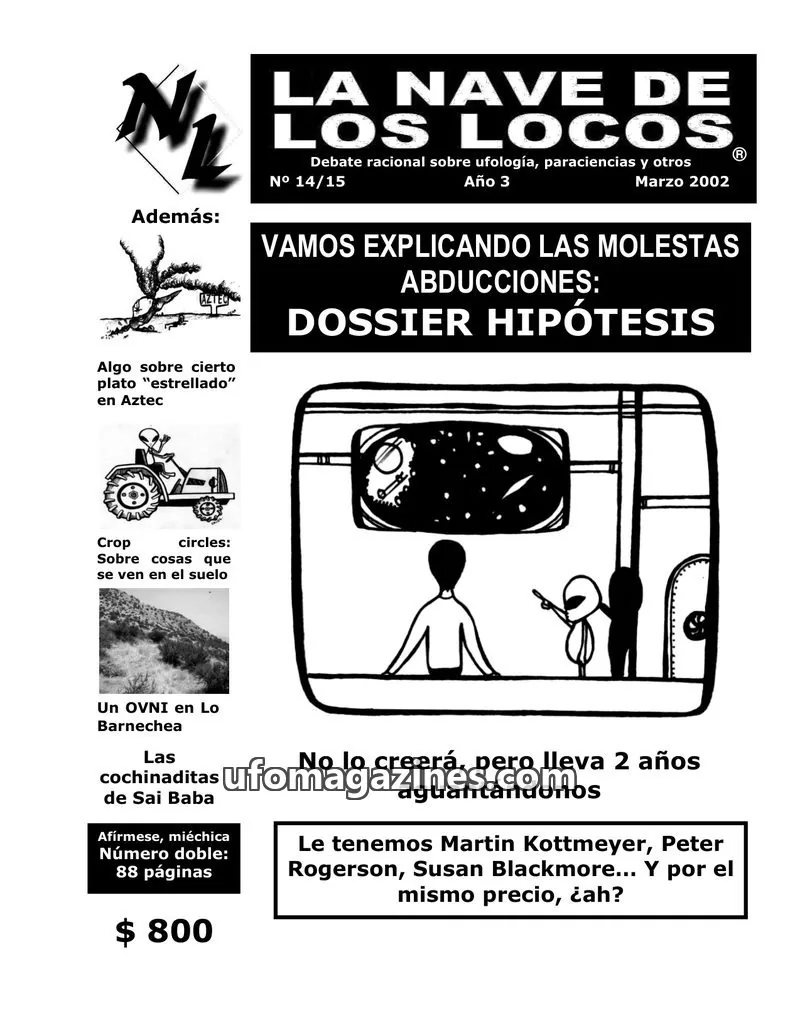 Cover of La Nave de los Locos issue 14/15: LA NAVE DE LOS LOCOS