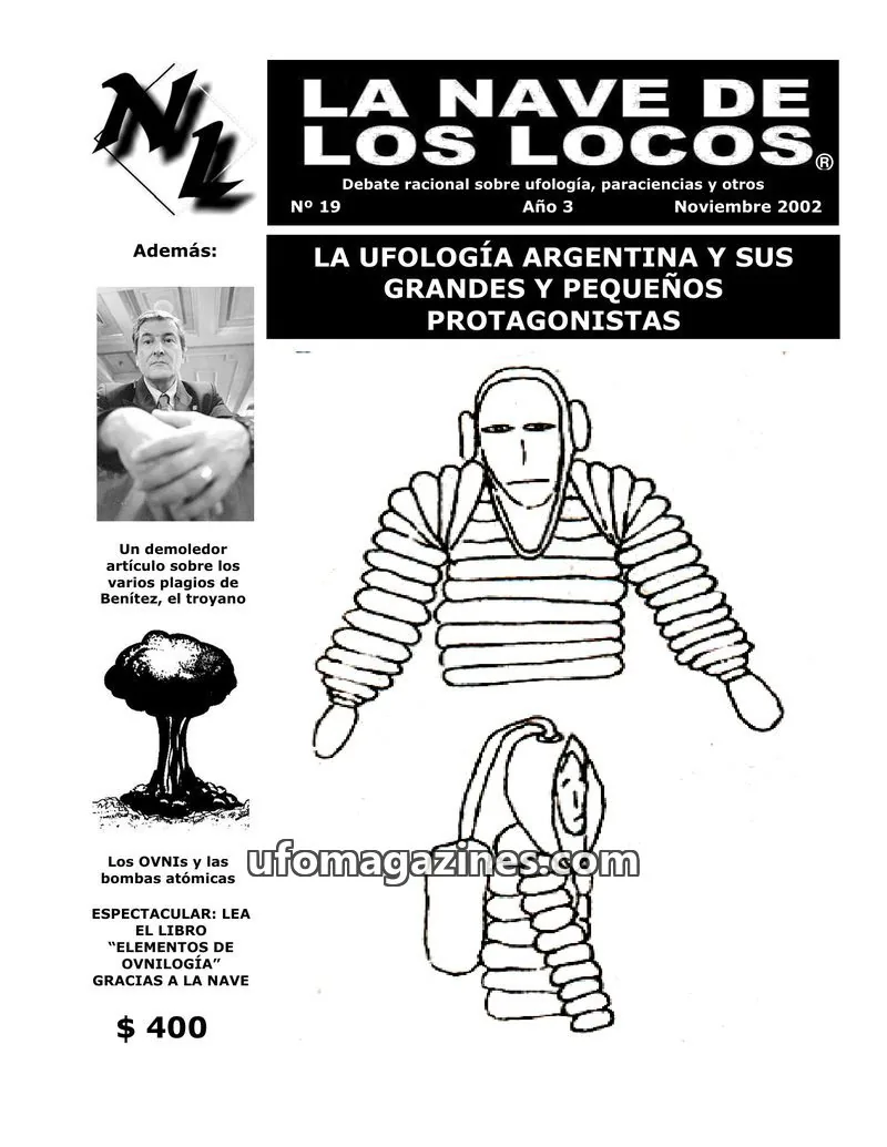 Cover of La Nave de los Locos issue 19: LA NAVE DE LOS LOCOS