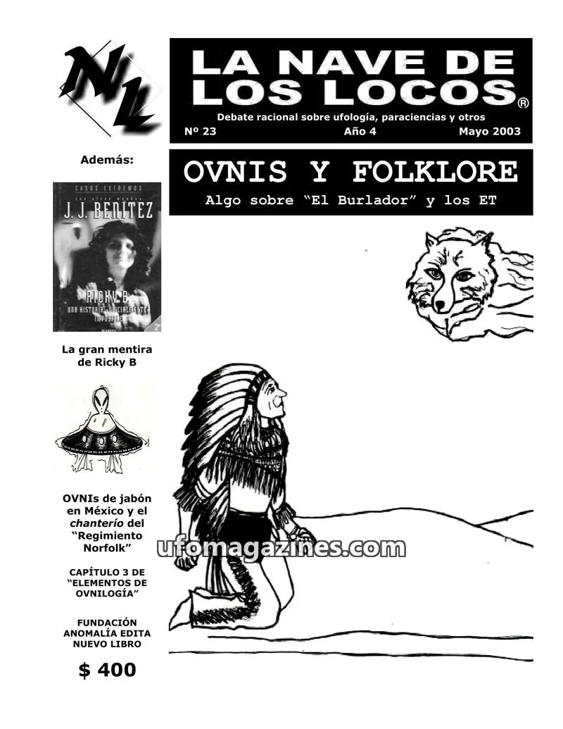 Cover of La Nave de los Locos issue 23: LA NAVE DE LOS LOCOS