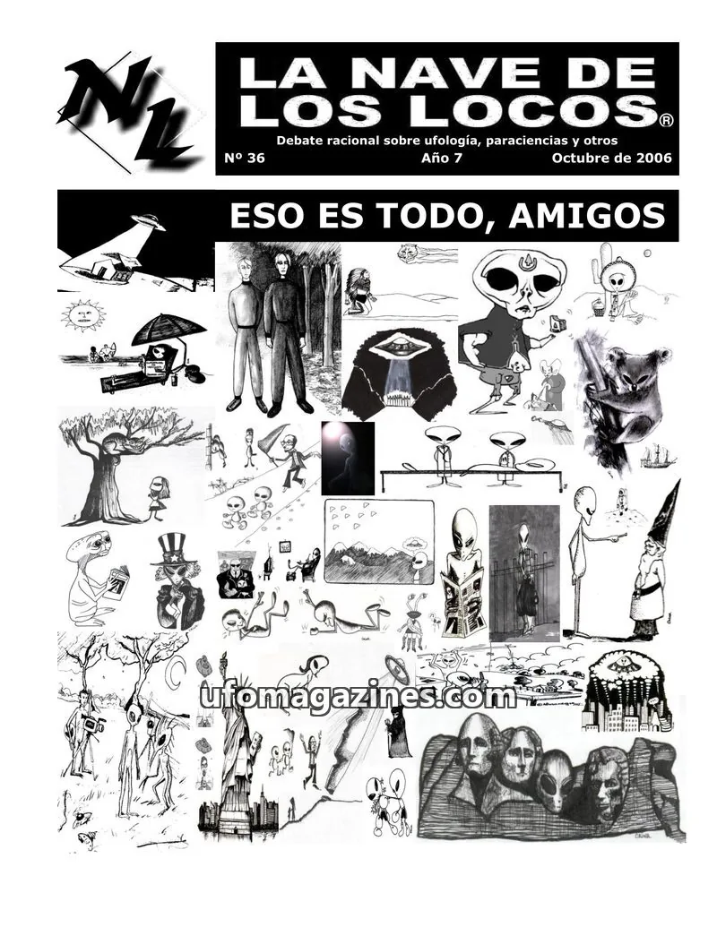 Cover of La Nave de los Locos issue N° 36: LA NAVE DE LOS LOCOS