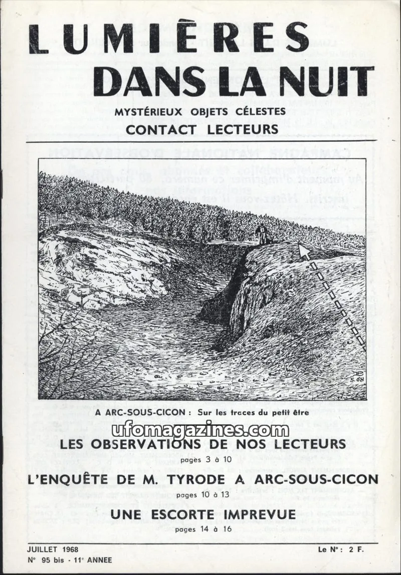 Cover of LDLN Contact Lecteurs issue 95 bis: LUMIÈRES DANS LA NUIT