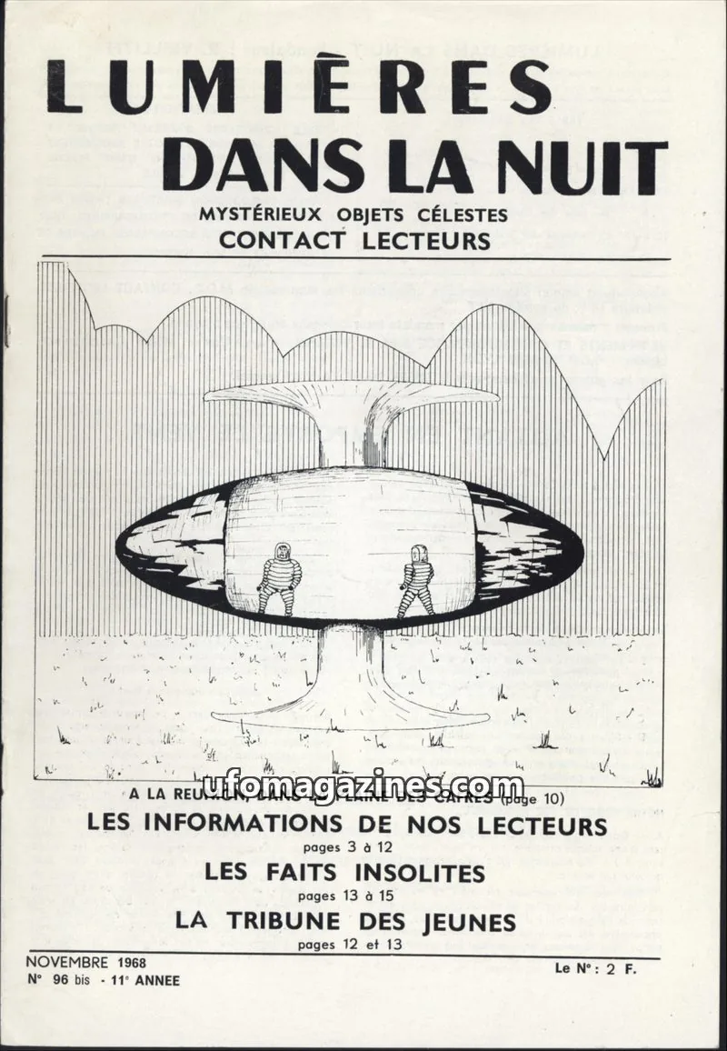 Cover of LDLN Contact Lecteurs issue 96 bis: LUMIÈRES DANS LA NUIT