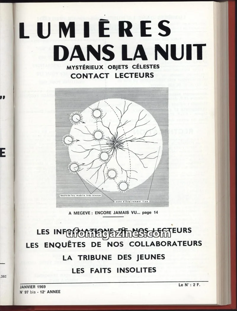 Cover of LDLN Contact Lecteurs issue 97 bis: LUMIÈRES DANS LA NUIT