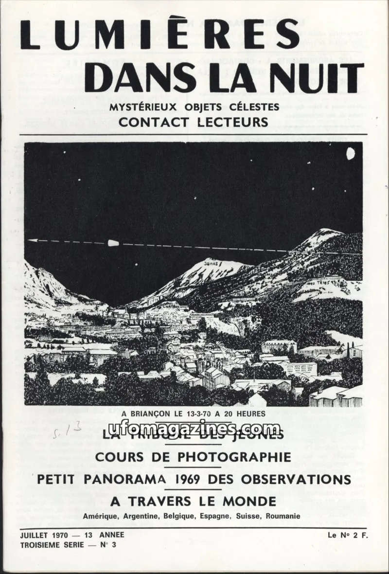 Cover of LDLN Contact Lecteurs issue N° 3: LUMIÈRES DANS LA NUIT