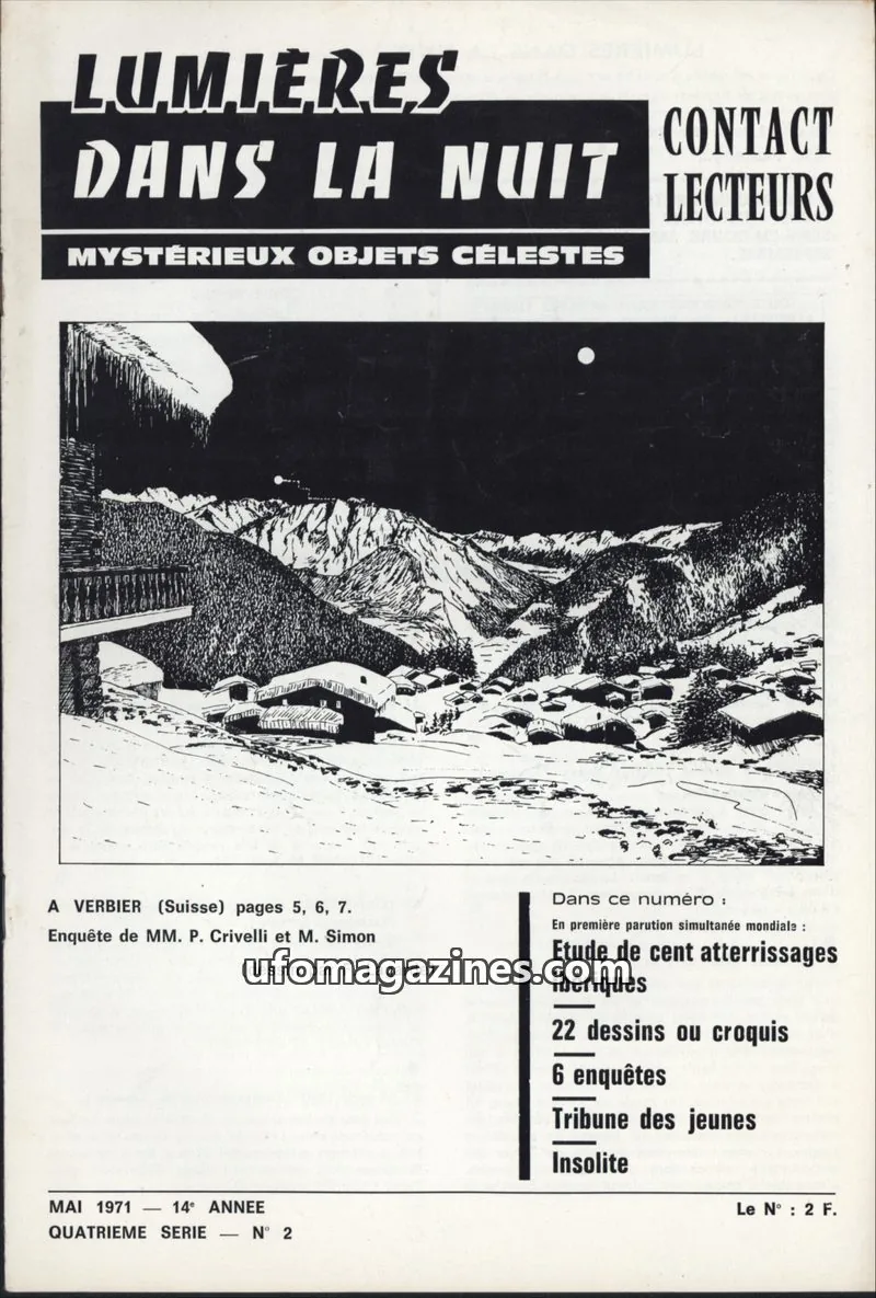 Cover of LDLN Contact Lecteurs issue N° 2: LUMIÈRES DANS LA NUIT