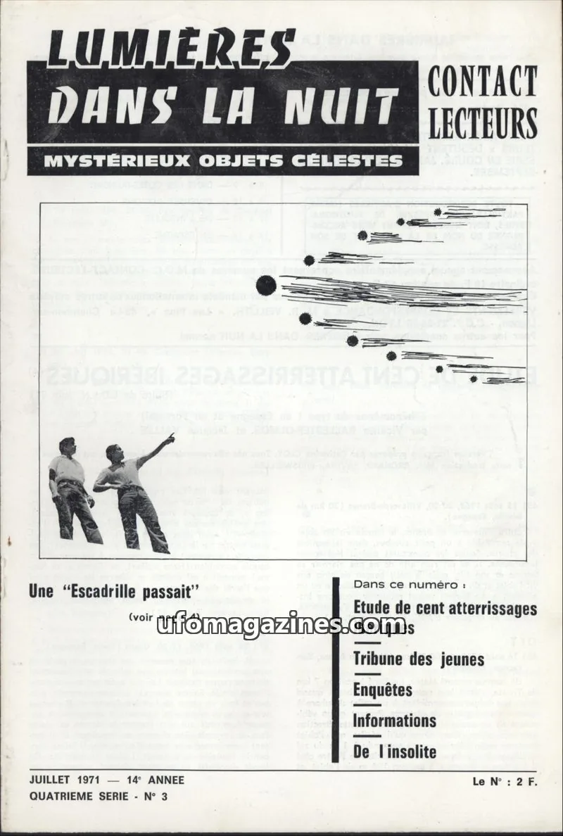 Cover of LDLN Contact Lecteurs issue N° 3: LUMIÈRES DANS LA NUIT