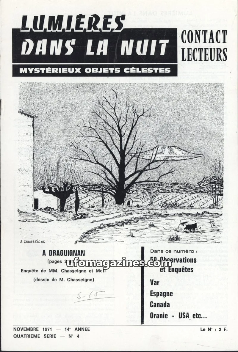 Cover of LDLN Contact Lecteurs issue N° 4: LUMIÈRES DANS LA NUIT