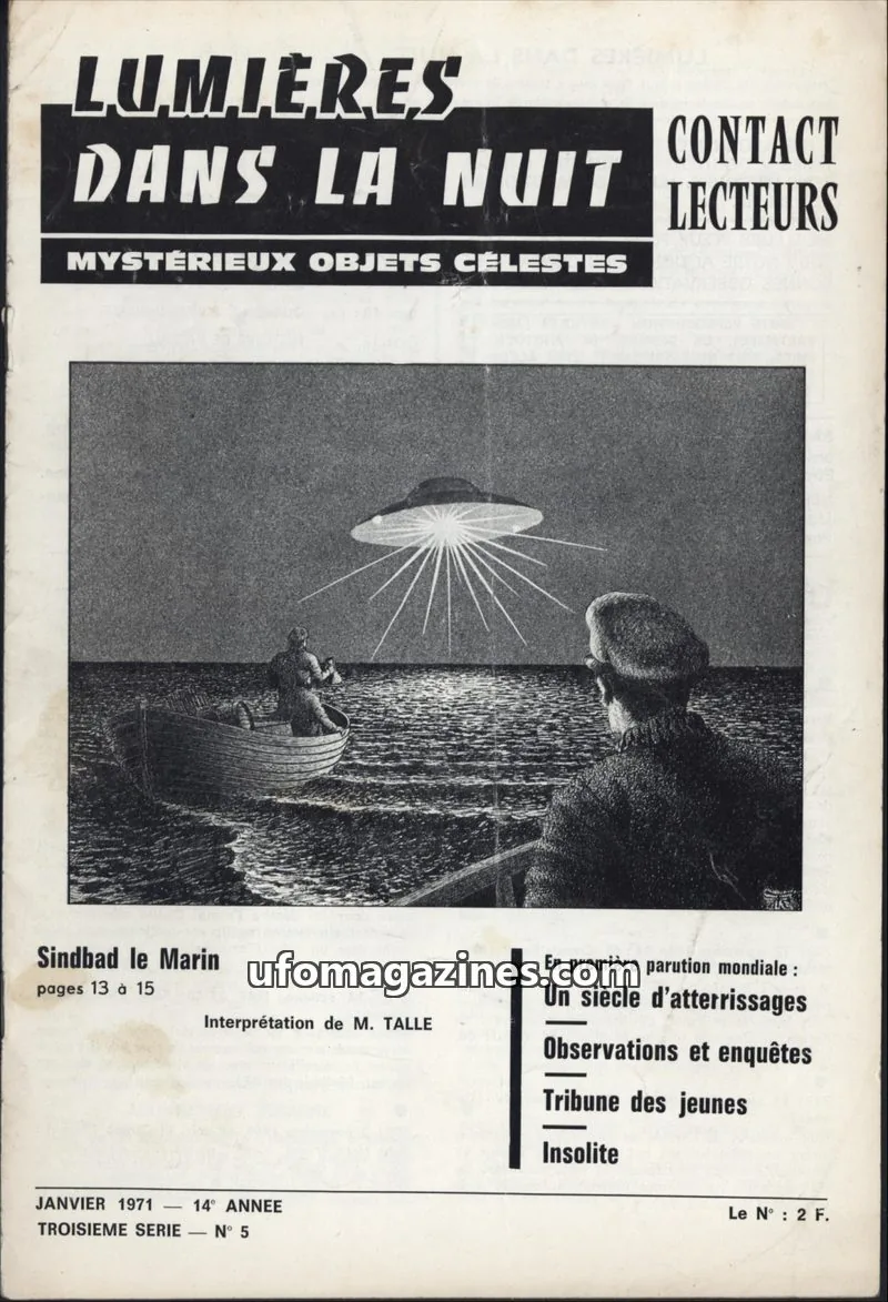 Cover of LDLN Contact Lecteurs issue 5: LUMIÈRES DANS LA NUIT