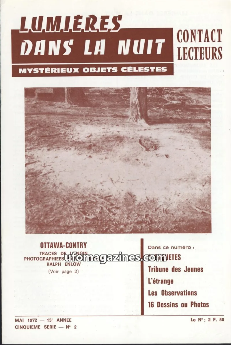 Cover of LDLN Contact Lecteurs issue 2: LUMIÈRES DANS LA NUIT