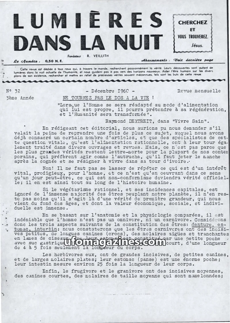 Cover of LDLN issue 32: LUMIÈRES DANS LA NUIT