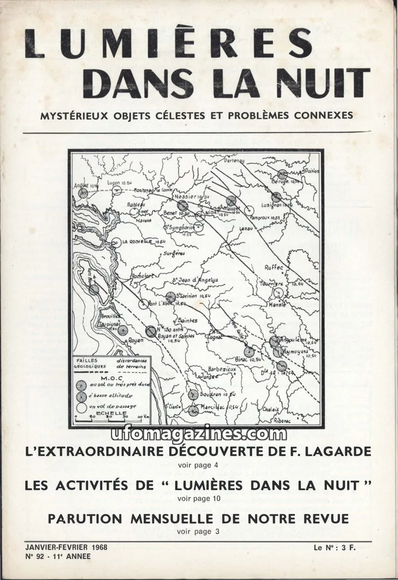 Cover of LDLN issue 92: LUMIÈRES DANS LA NUIT