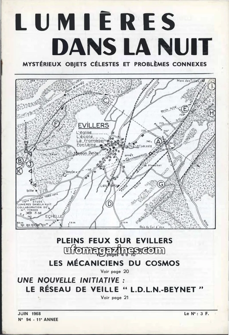Cover of LDLN issue 94: LUMIÈRES DANS LA NUIT
