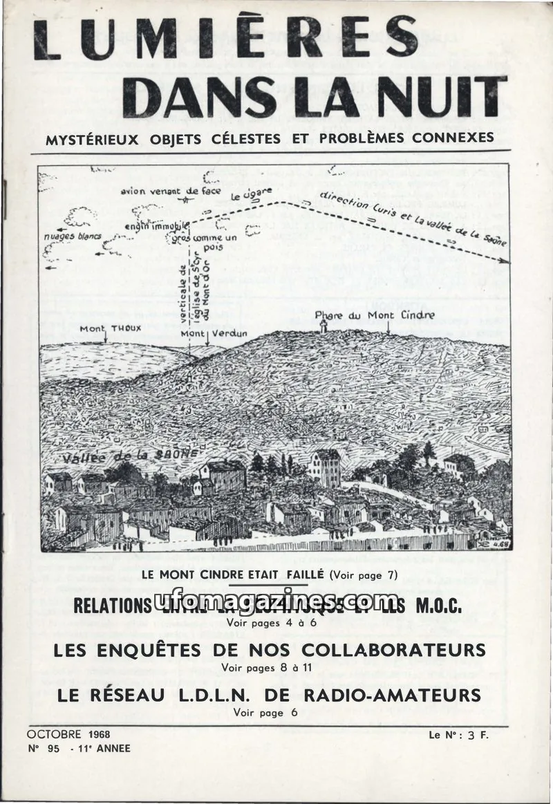 Cover of LDLN issue 95: LUMIÈRES DANS LA NUIT