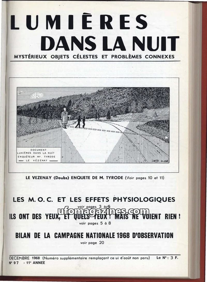 Cover of LDLN issue 97: LUMIÈRES DANS LA NUIT