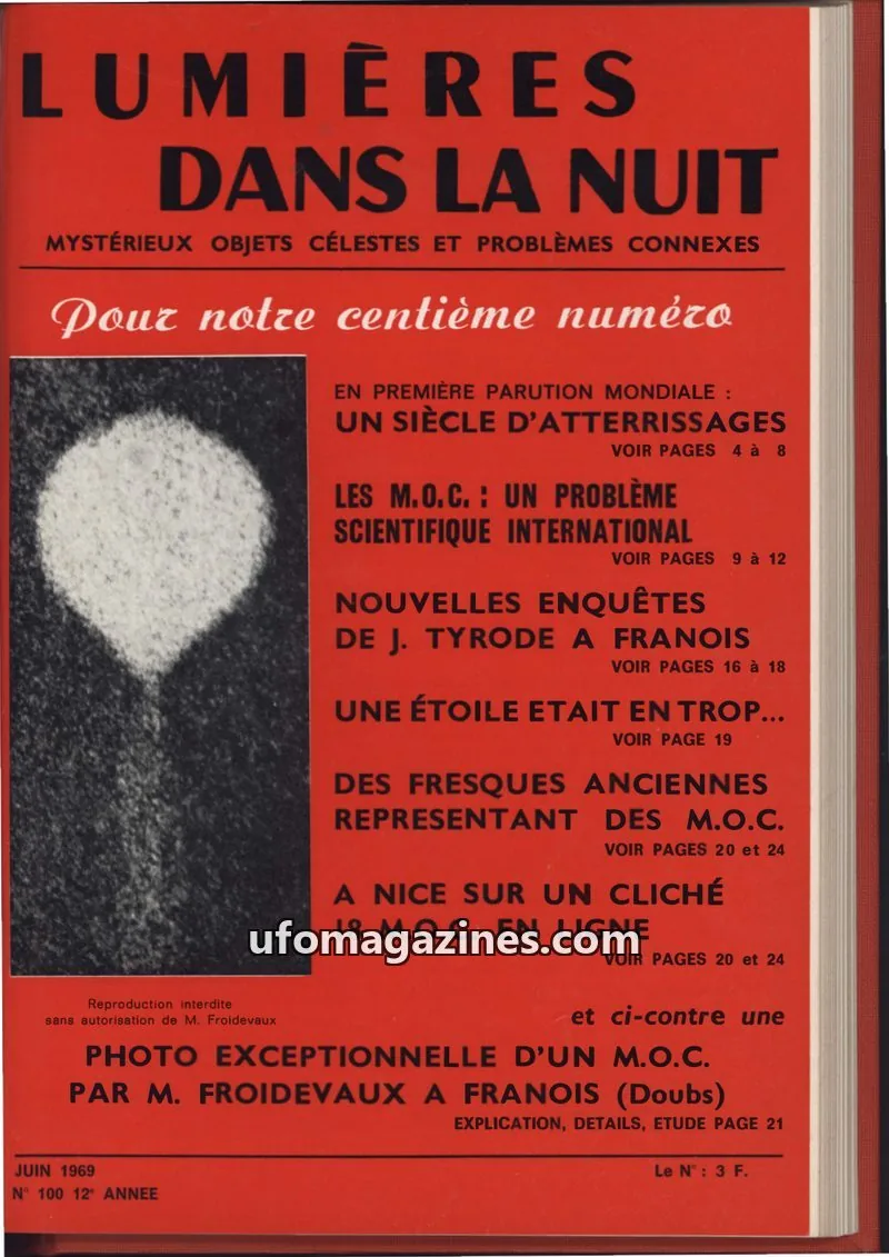 Cover of LDLN issue 100: LUMIÈRES DANS LA NUIT