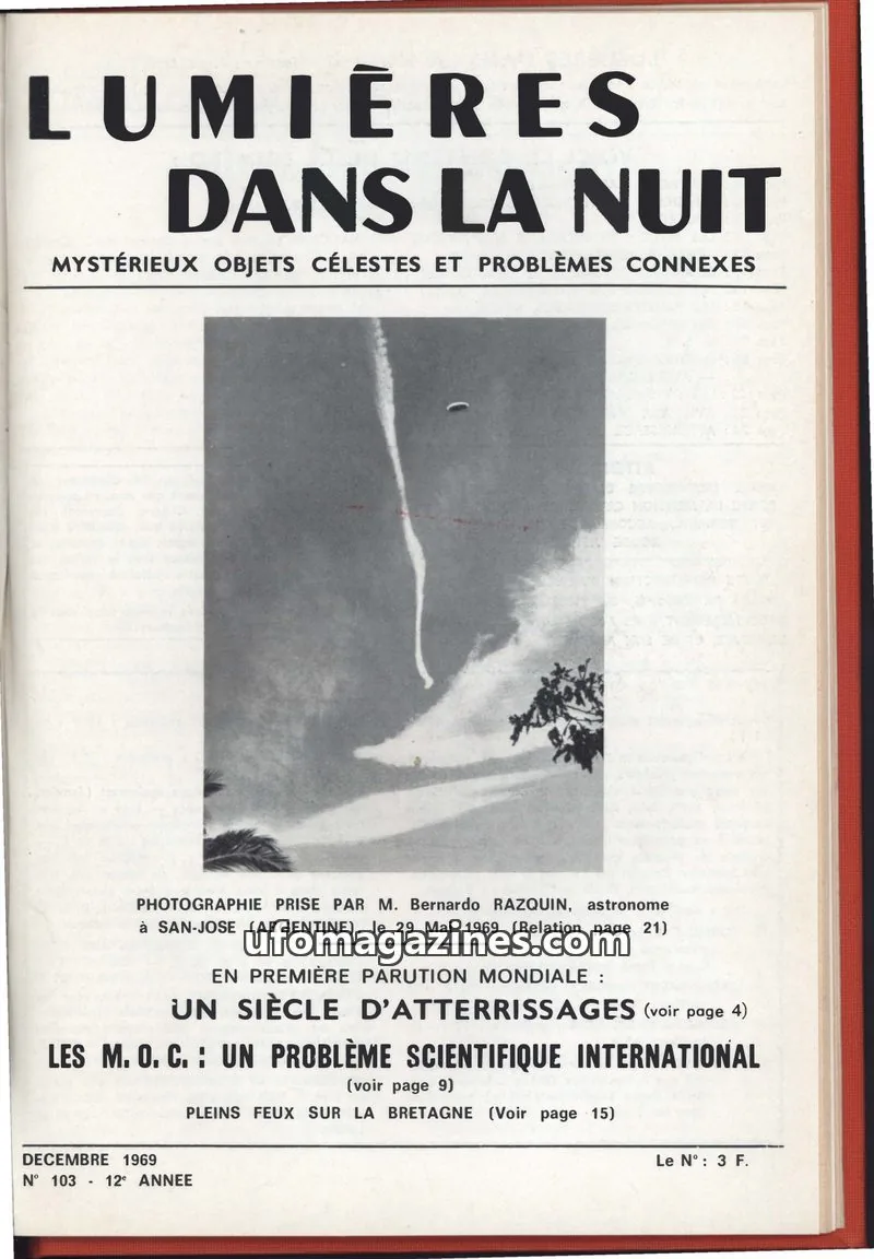 Cover of LDLN issue 103: LUMIÈRES DANS LA NUIT