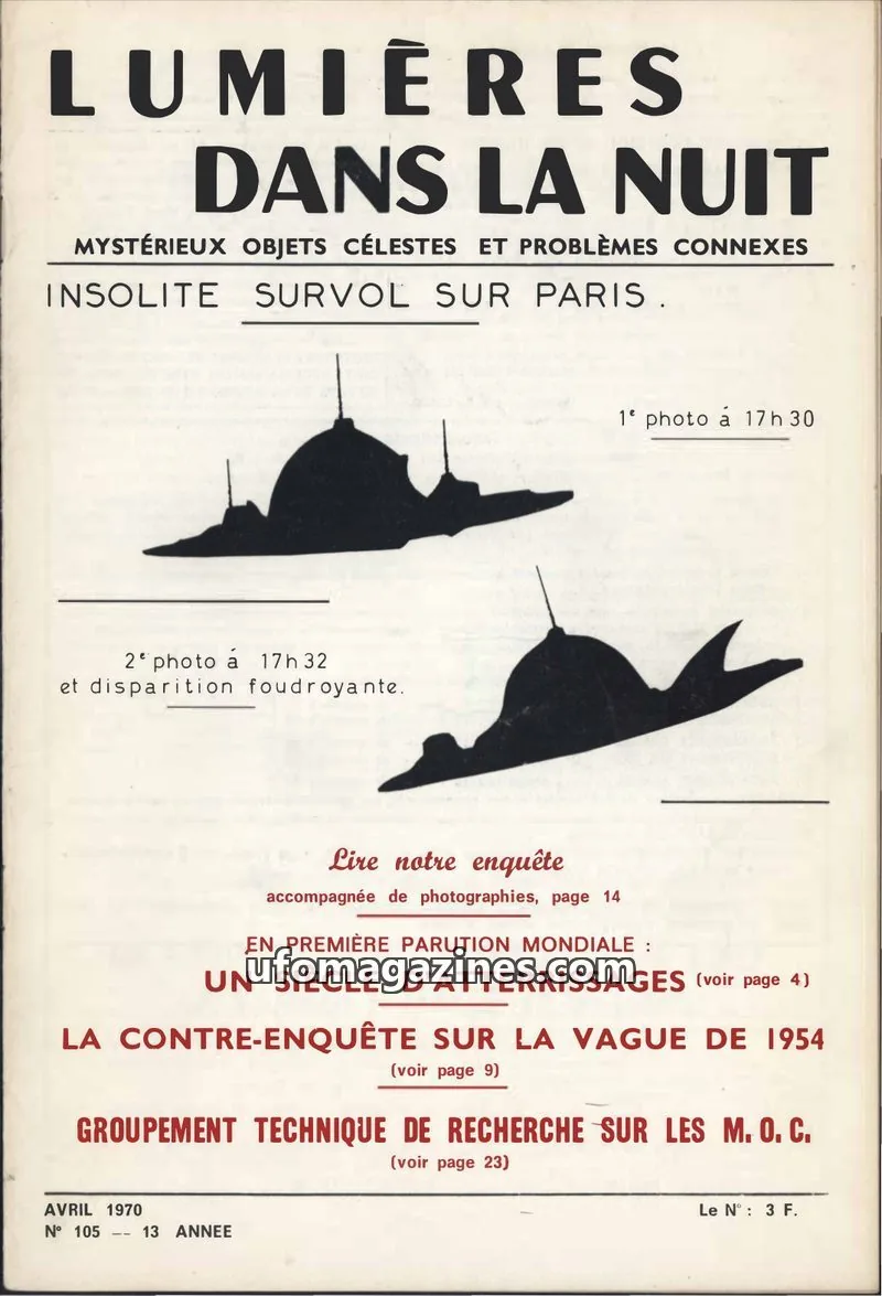 Cover of LDLN issue N° 103: LUMIÈRES DANS LA NUIT
