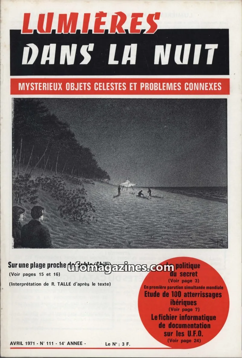 Cover of LDLN issue 111: LUMIÈRES DANS LA NUIT