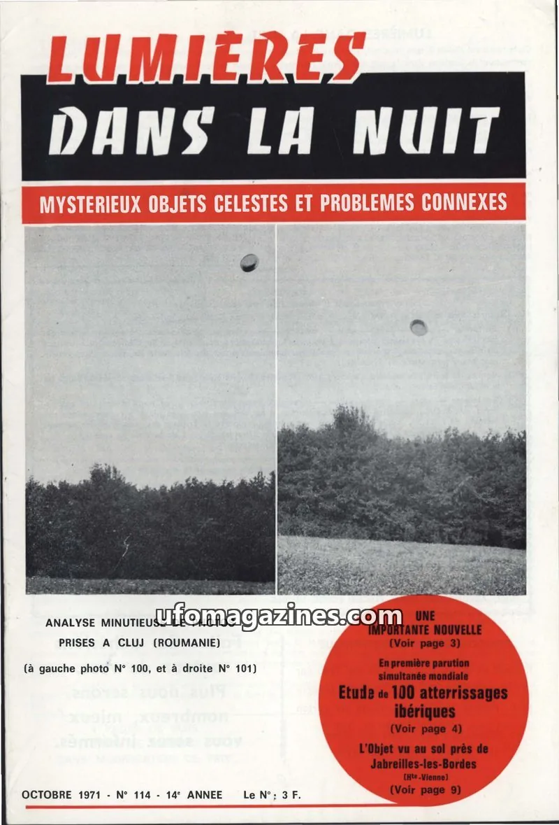 Cover of LDLN issue 114: LUMIÈRES DANS LA NUIT