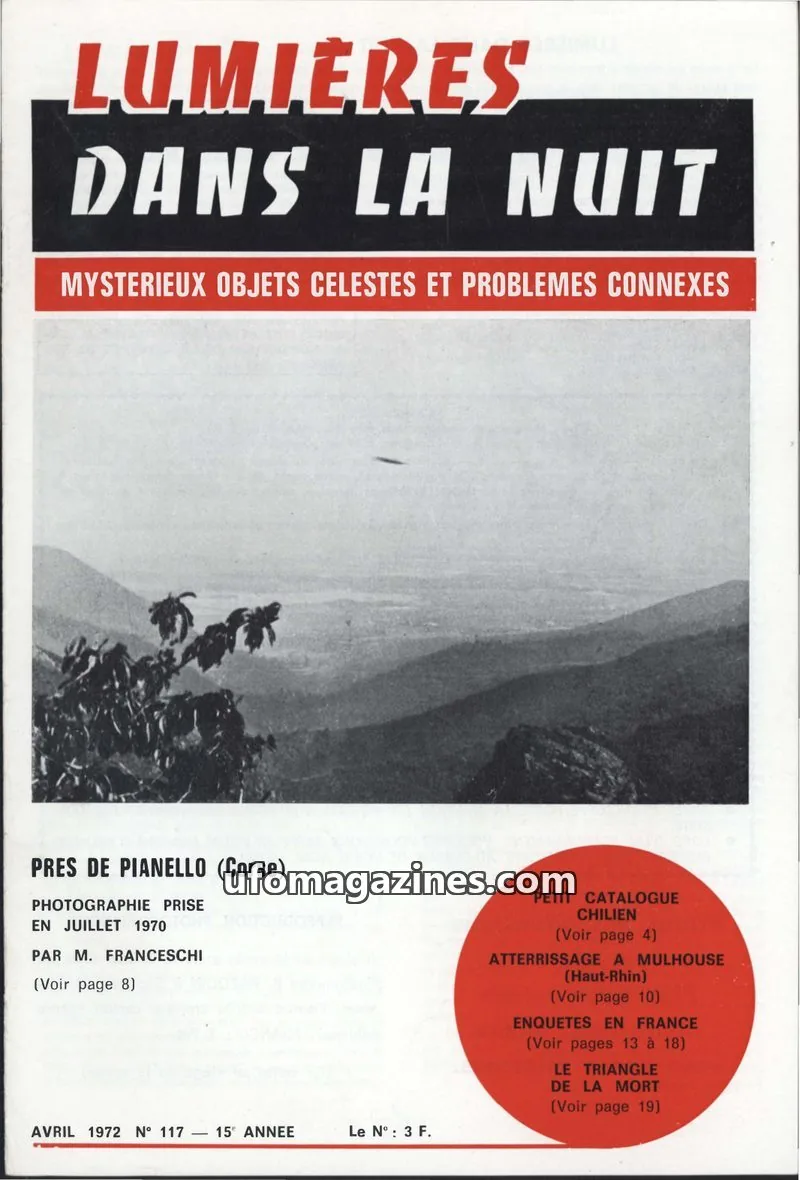 Cover of GROUPEMENT INTERNATIONAL DE RECHERCHES issue 117: LUMIÈRES DANS LA NUIT